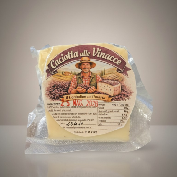 Caciotta alle Vinacce