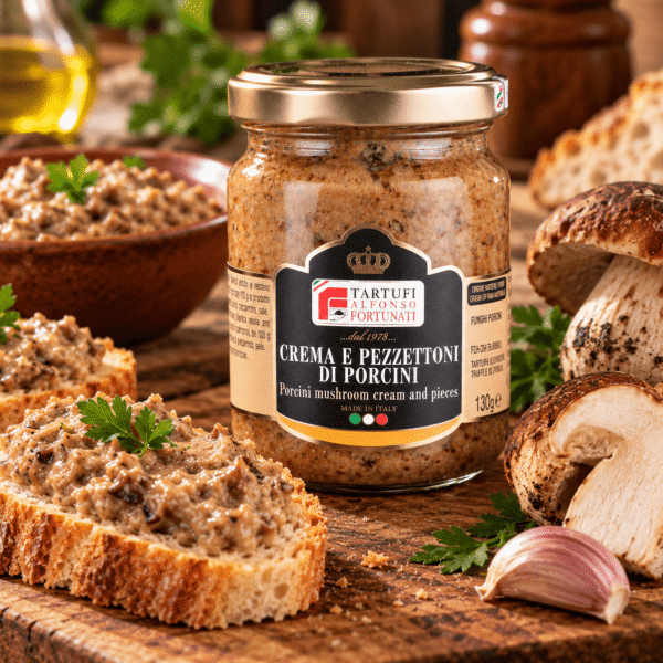 Crema e Pezzettoni ai Funghi Porcini