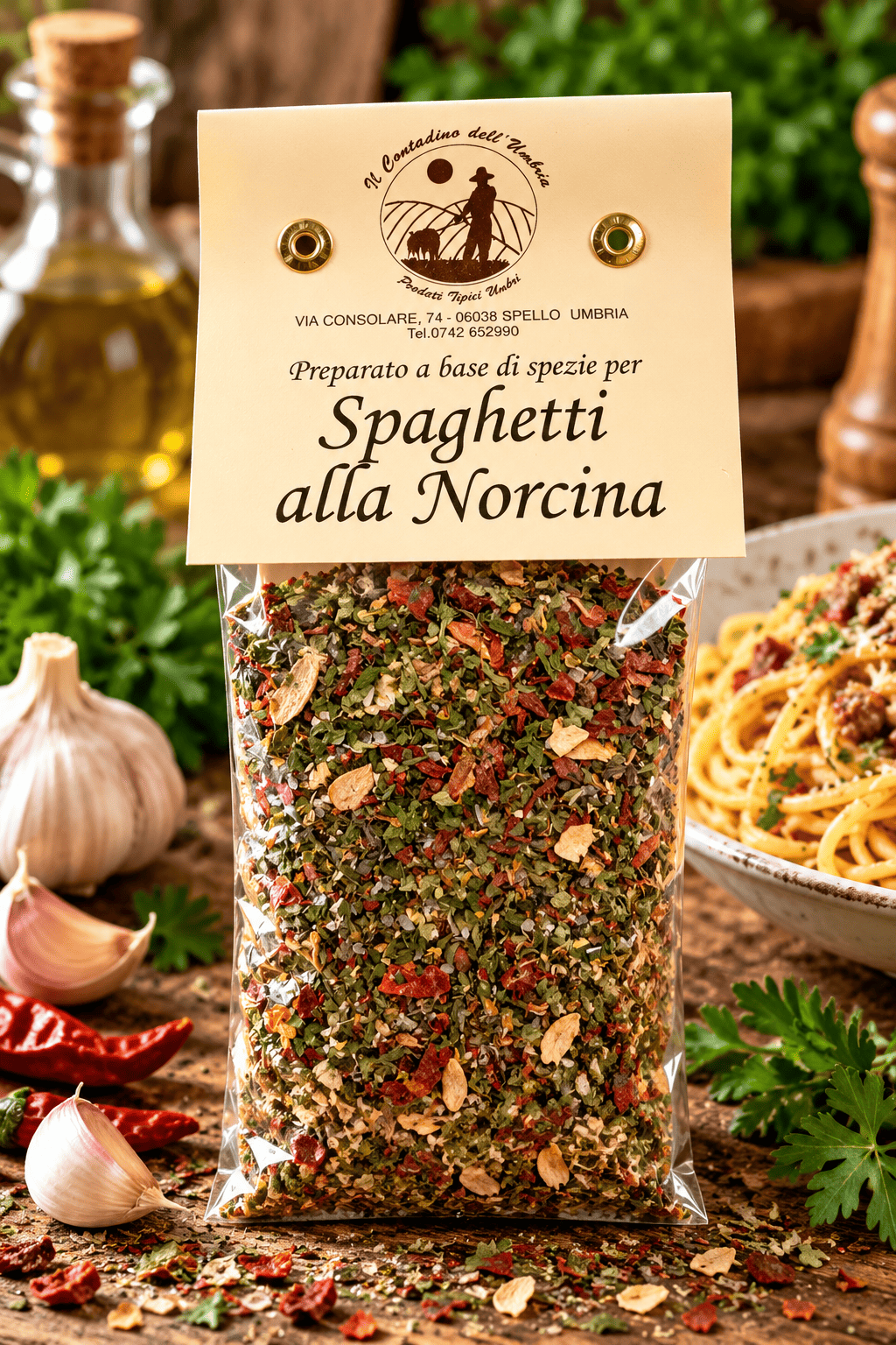 Preparato Spaghetti alla Norcina