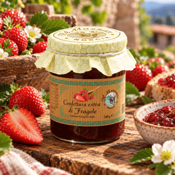 Confettura Extra di Fragole e Miele Millefiori