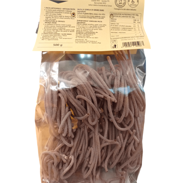 Alternative view of Umbricelli al Vino