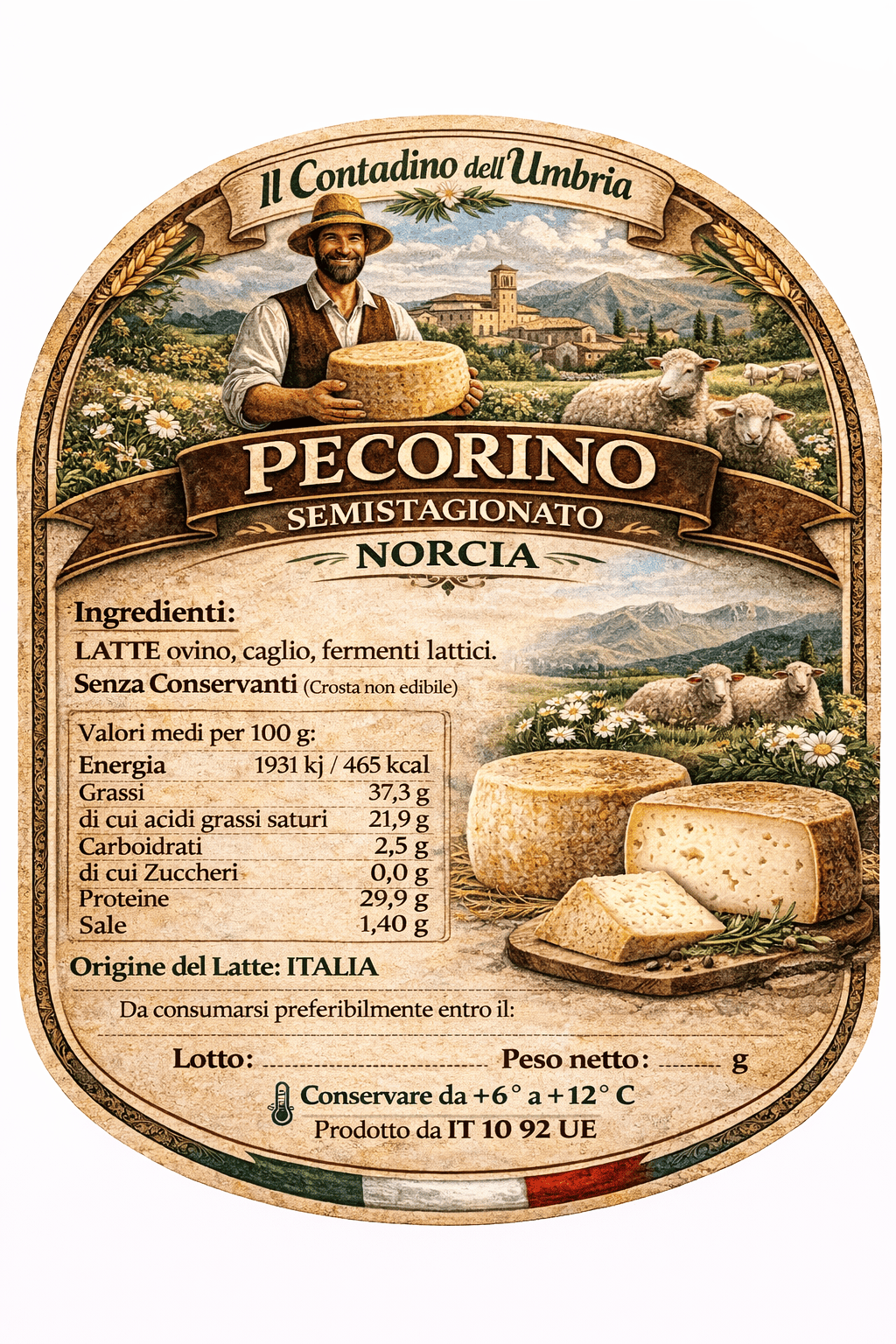 Pecorino Semistagionato Norcia - immagine 2
