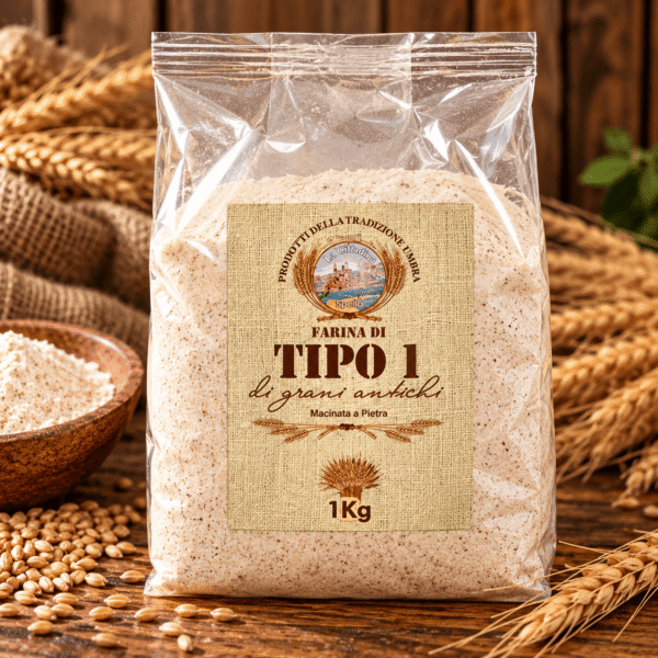 Farina Fiore 100 Grani antichi Tipo 1