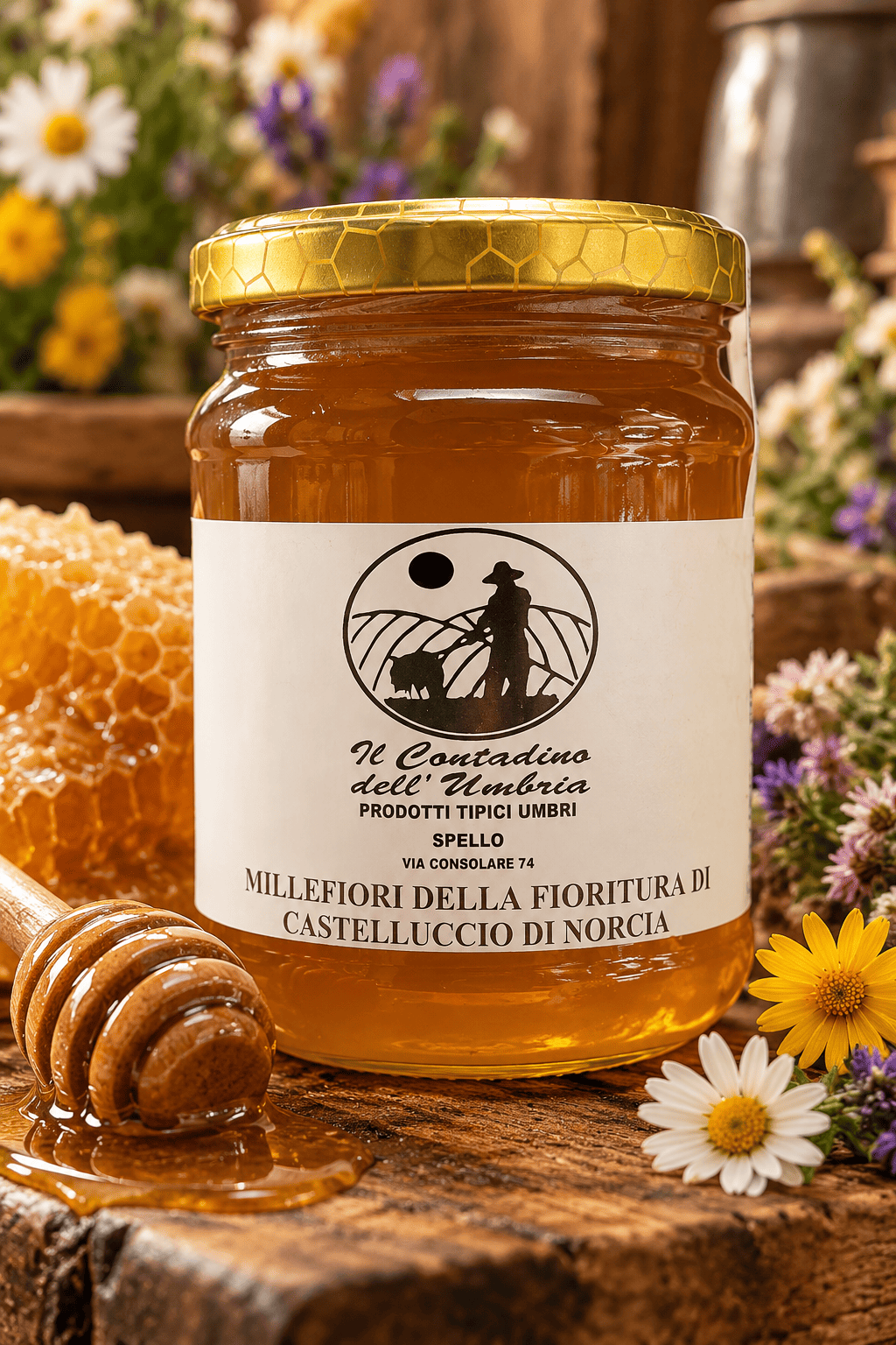 Miele Millefiori della Fioritura di Castelluccio di Norcia